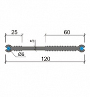 Шпонки гидроизоляционные АКВАСТОП тип ХВС